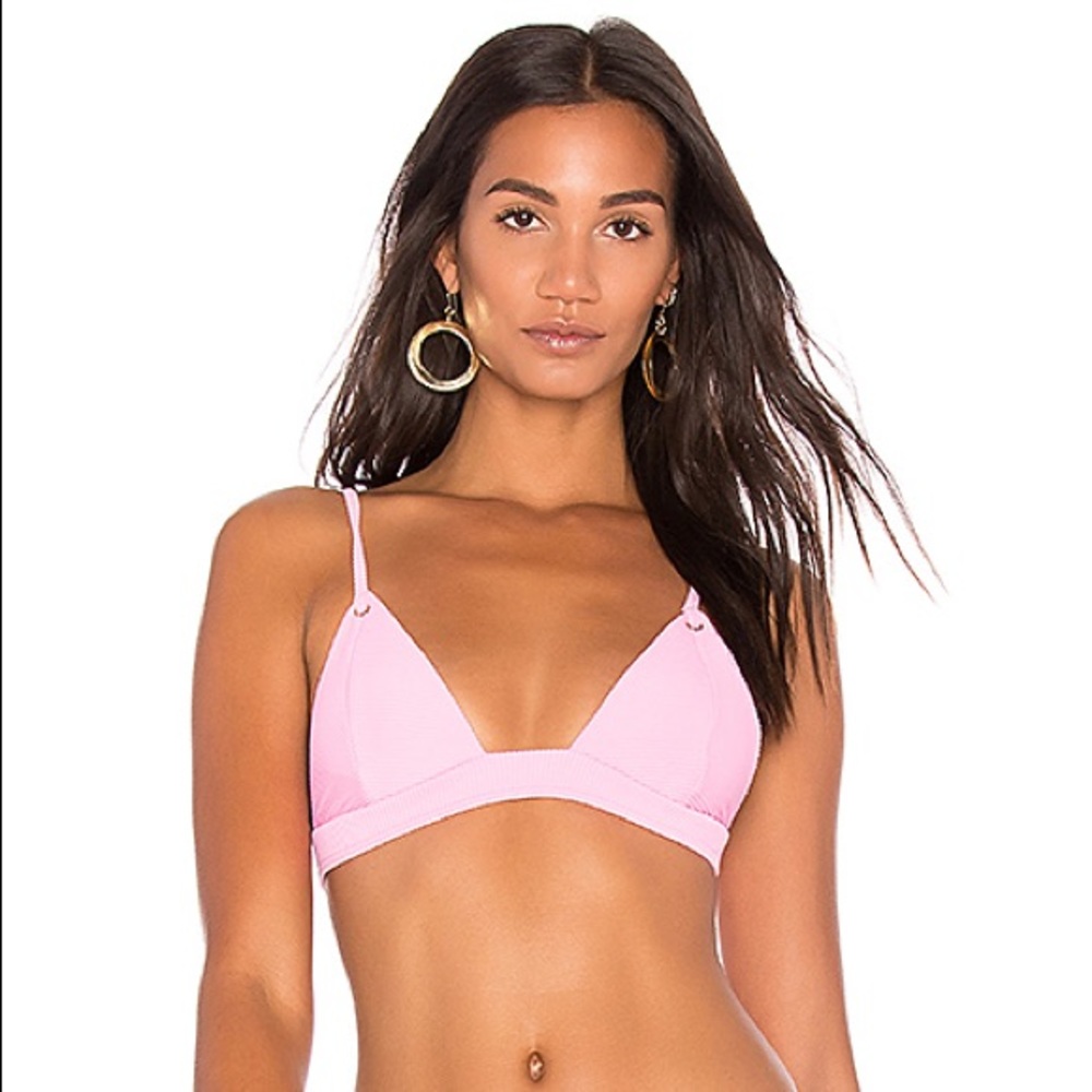 KOPPER & ZINK at Revolve Pink Barbiecore Bikini LucaTop in Candy Size Small